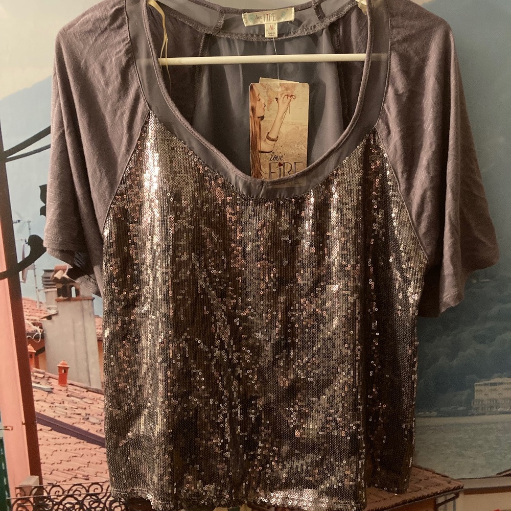 NWT Love Fire Top